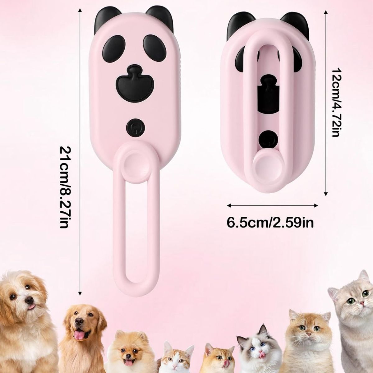 GENERICO - Cepillo Para Mascotas Gatos o Perros A Vapor Con Luz 19134