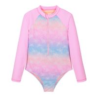 Traje de Baño Niña MLarga UV50 Rosado - Rosa