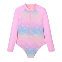 Traje de Baño Niña MLarga UV50 Rosado - Rosa