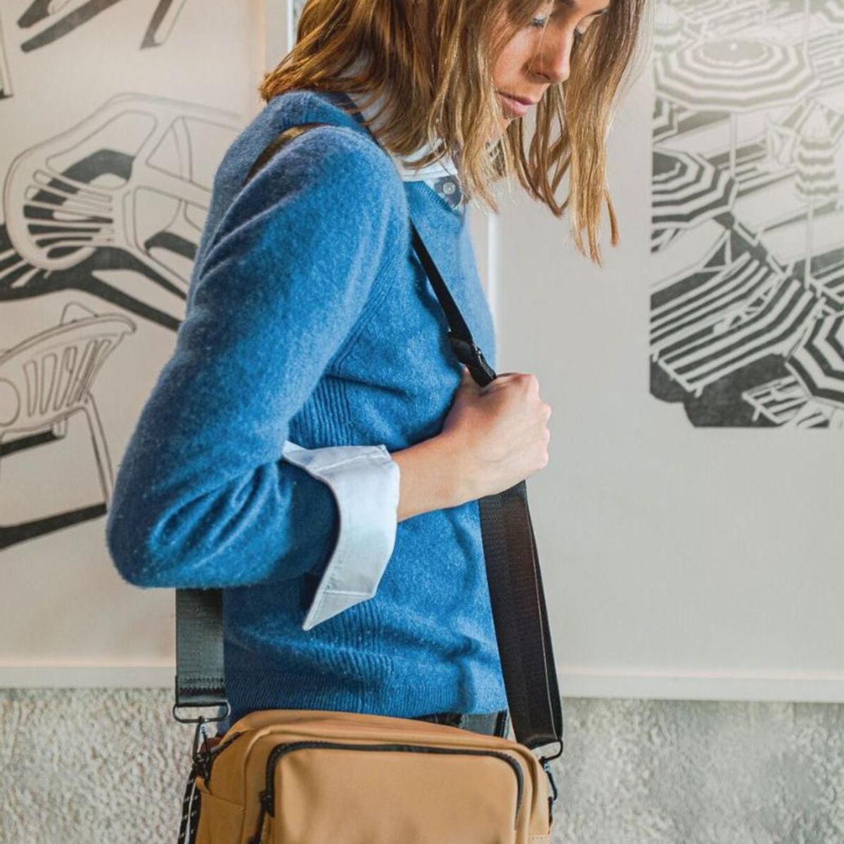 WAPPY TIENDA - Cartera Basic Mujer Camel Wappy