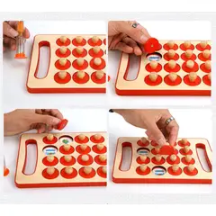 GENERICO - Juego de memoria memorice visual con reloj de arena Piezas Juego Rol Educativo Montessori