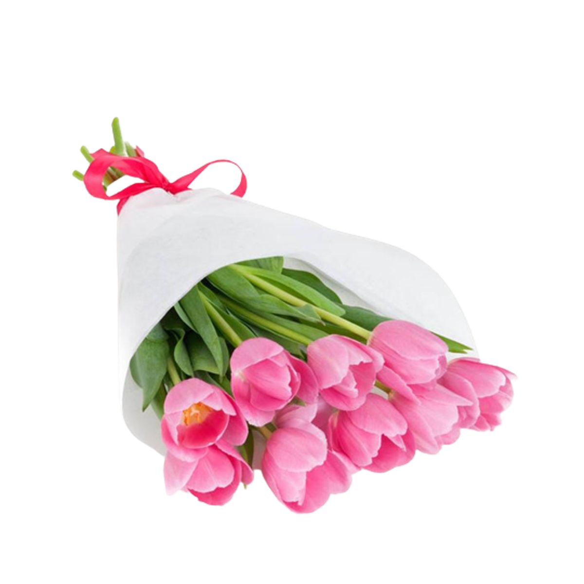 GENERICO - Ramo de 10 Tulipanes Rosados