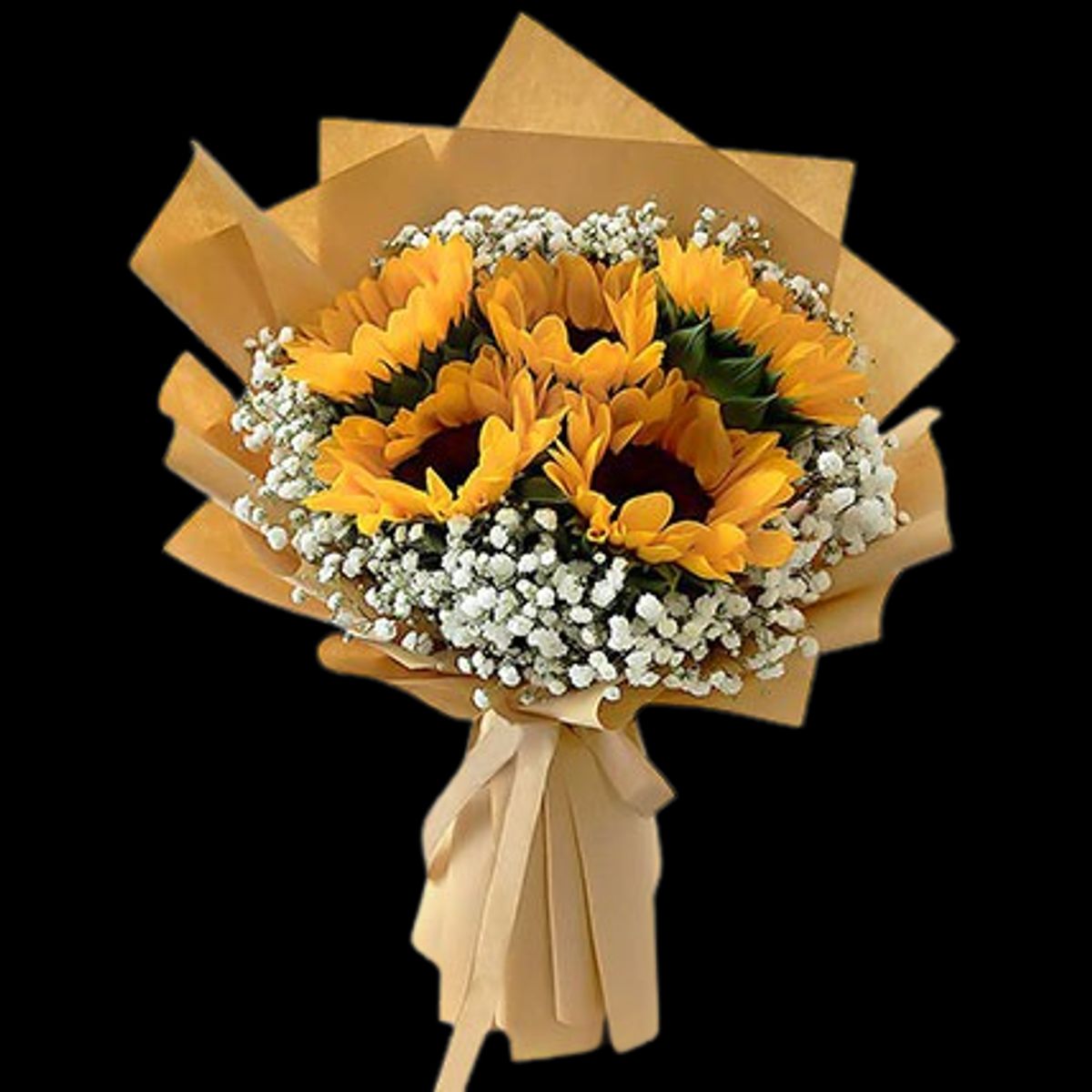 GENERICO - Bouquet de 5 Girasoles