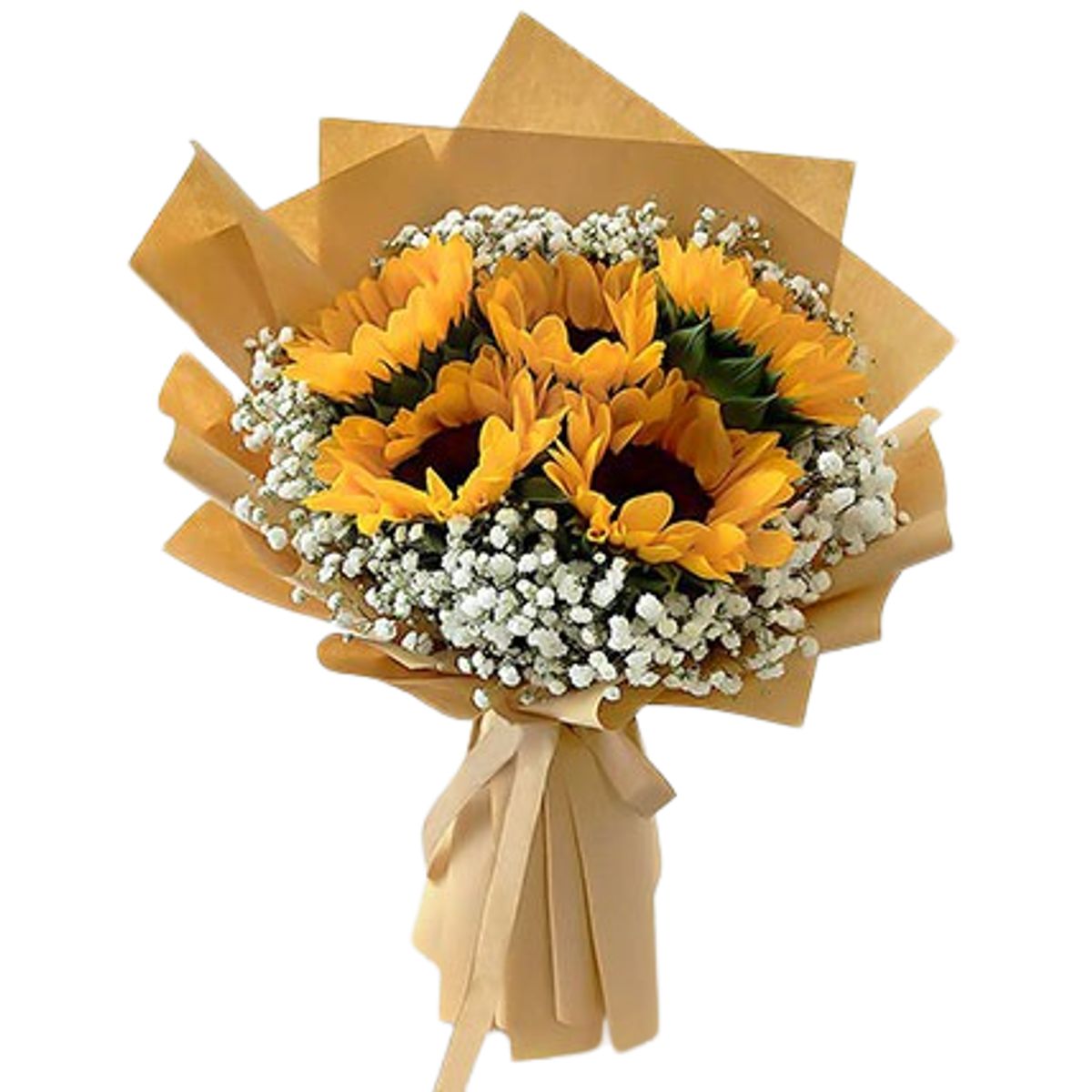 GENERICO - Bouquet de 5 Girasoles