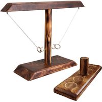 Ring Toss Juego De Madera Apunta O Toma Juego De Beber