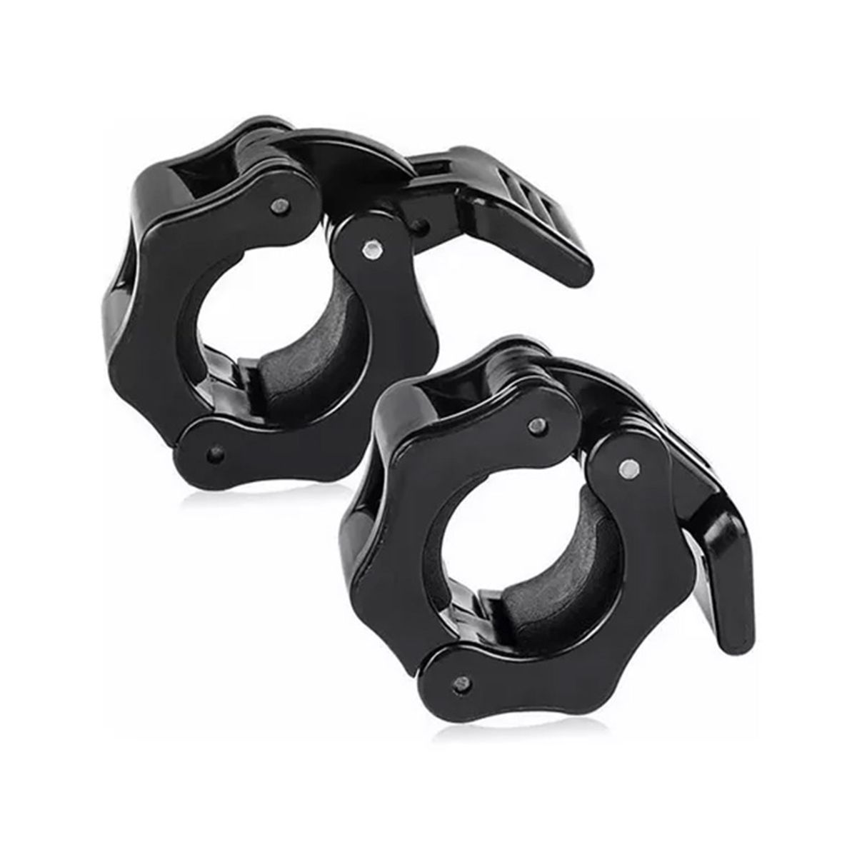 ATURE - Par Collarines Barra Olímpica Topes Abrazaderas Bloqueo 50mm