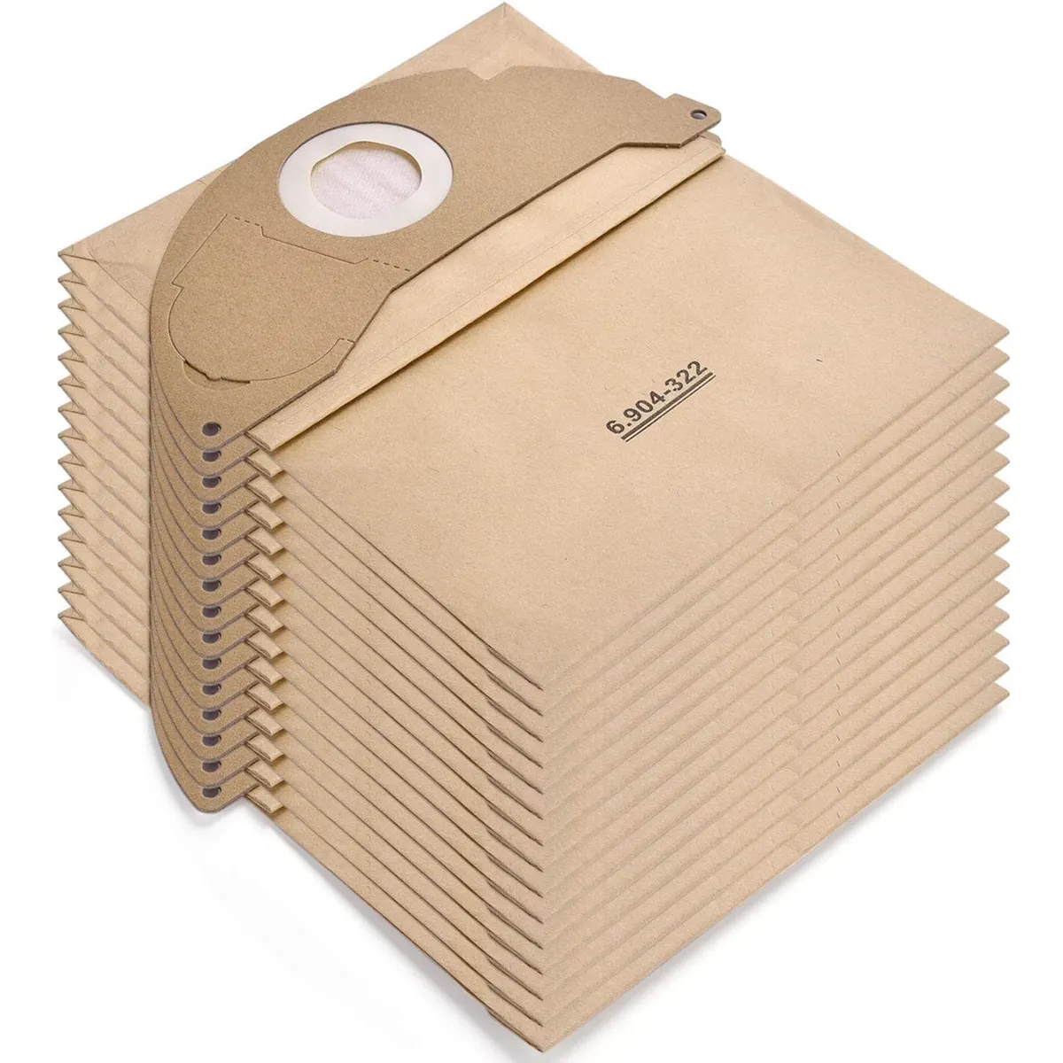 KUANGYE - 5 Bolsas Filtro Papel Aspiradora Para Karcher Wd2