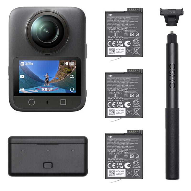 DJI - Cámara deportiva Osmo 360 Adventure combo