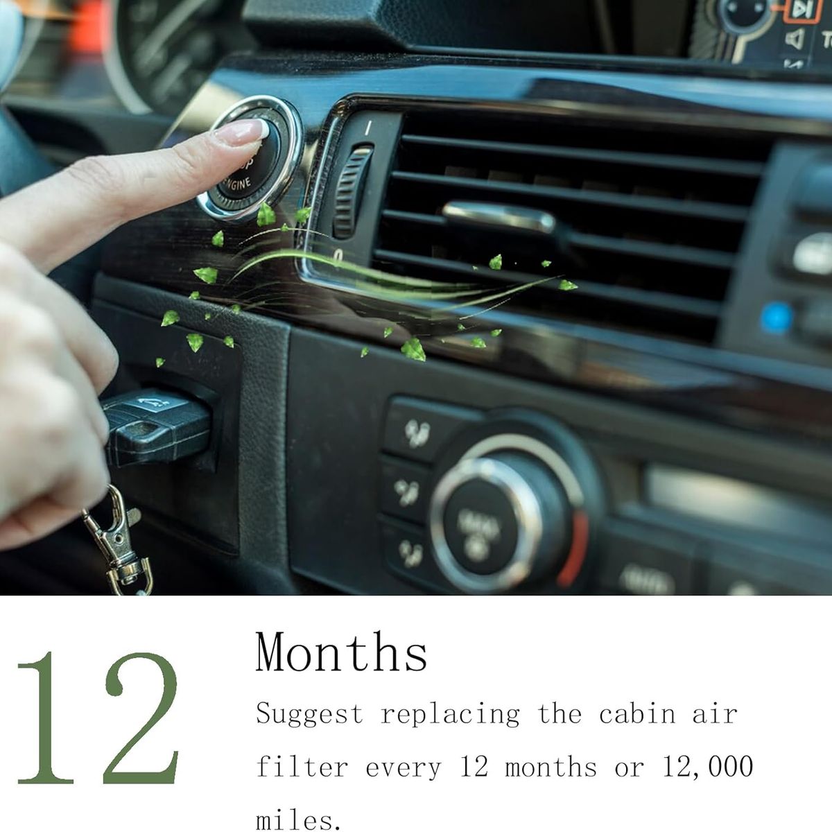 KUANGYE - Filtro De Polen Para Mazda 3 2.0 2020-2023