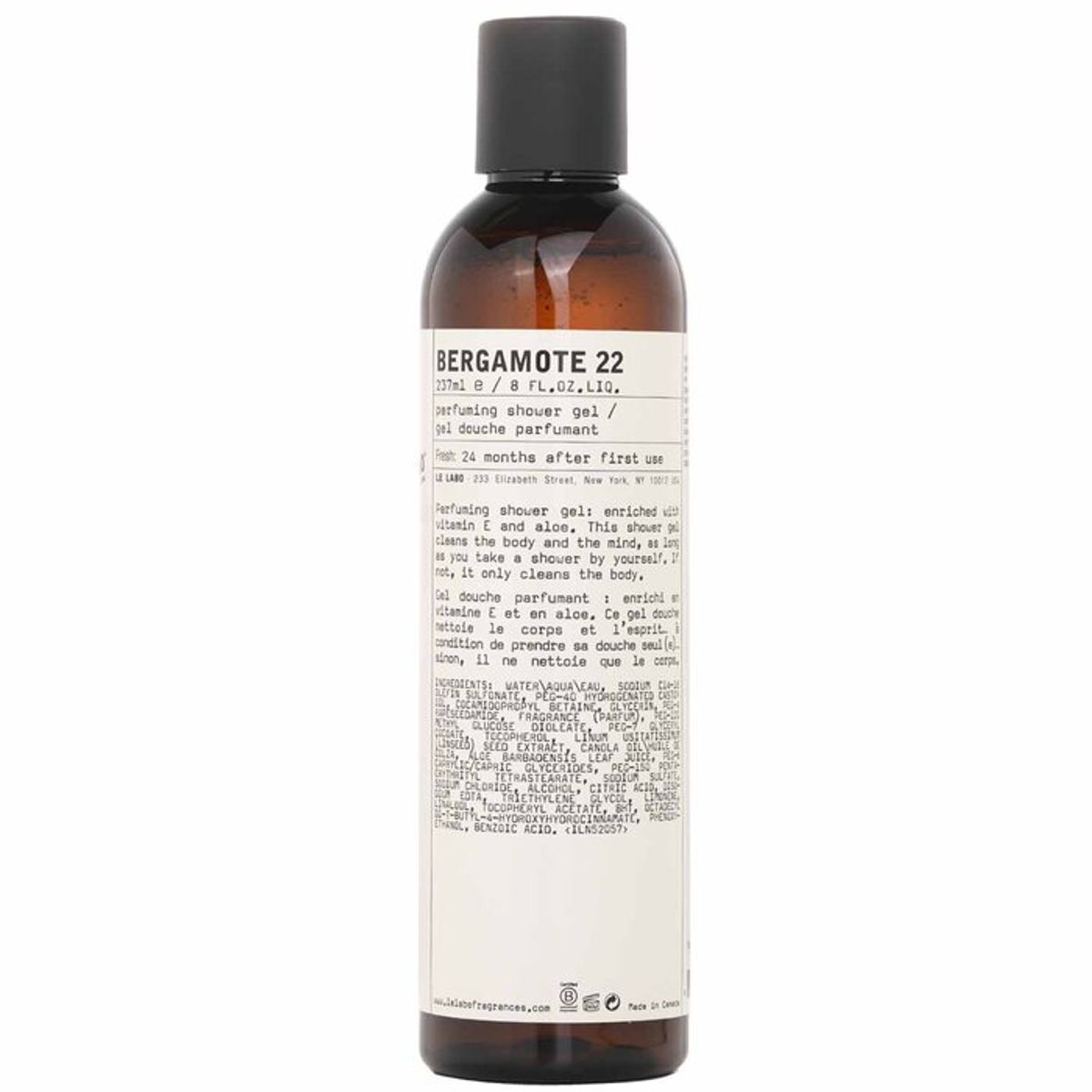 LE LABO - Gel de Ducha Bergamote 22 237ml Le Labo