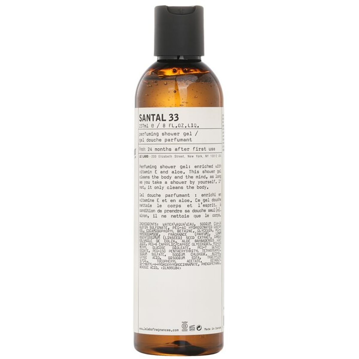 LE LABO - Ducha Revitalizante Santal 33 237ml Le Labo