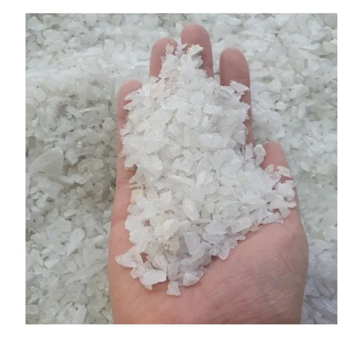 GENERICO - Cuarzo Cristal Natural Tamaño Arroz.  Formato 1kg
