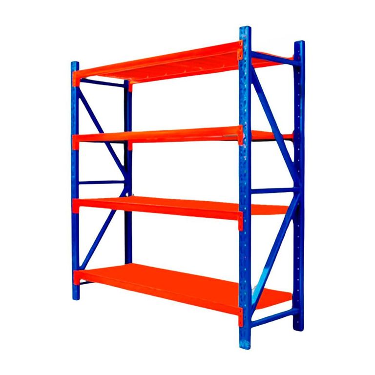 Estante Metalico Rack 200x200x60cm 800kg - Azul