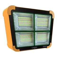 MALIK - Gigante Solar Foco 200W para Iluminar Cualquier Espacio