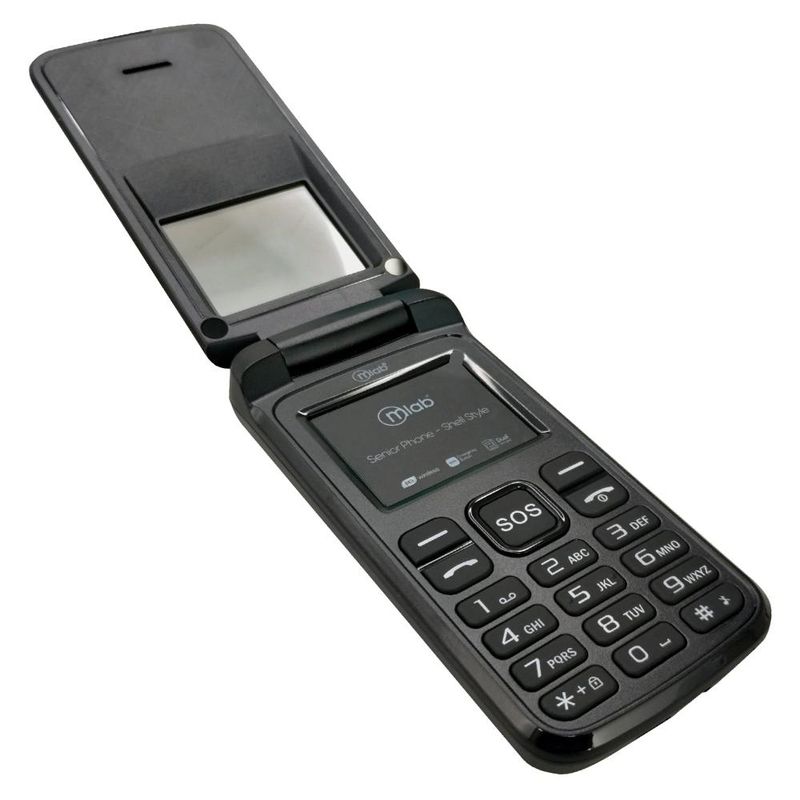 MLAB - Teléfono Senior Phone 4g 9312 Mlab Negro