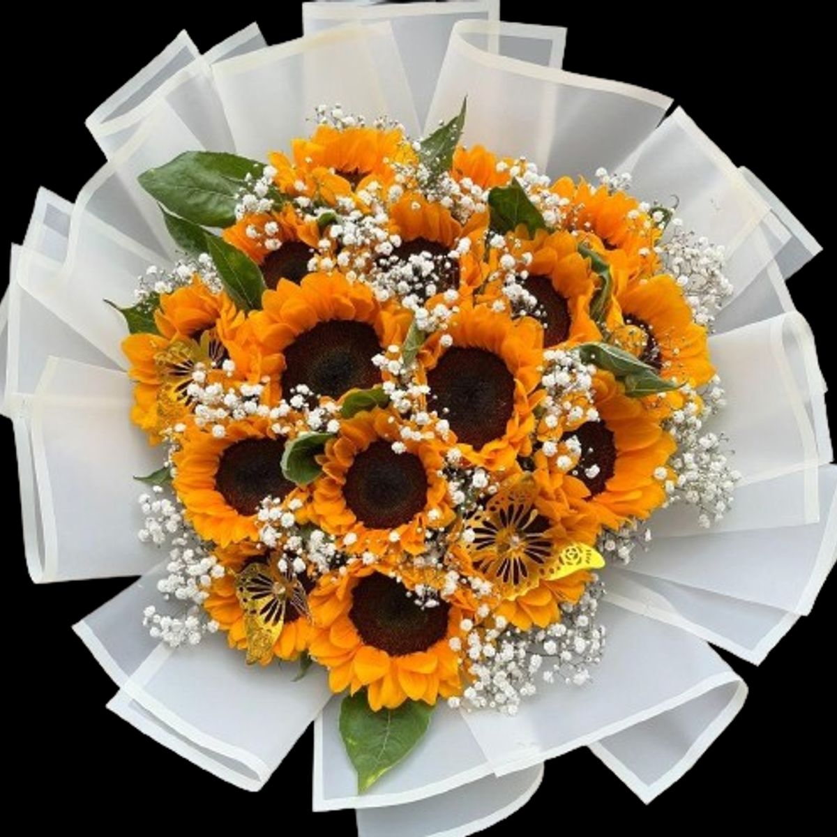 GENERICO - Bouquet de 15 Girasoles con Ilusión