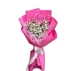 GENERICO - Rosa Fucsia Decorada