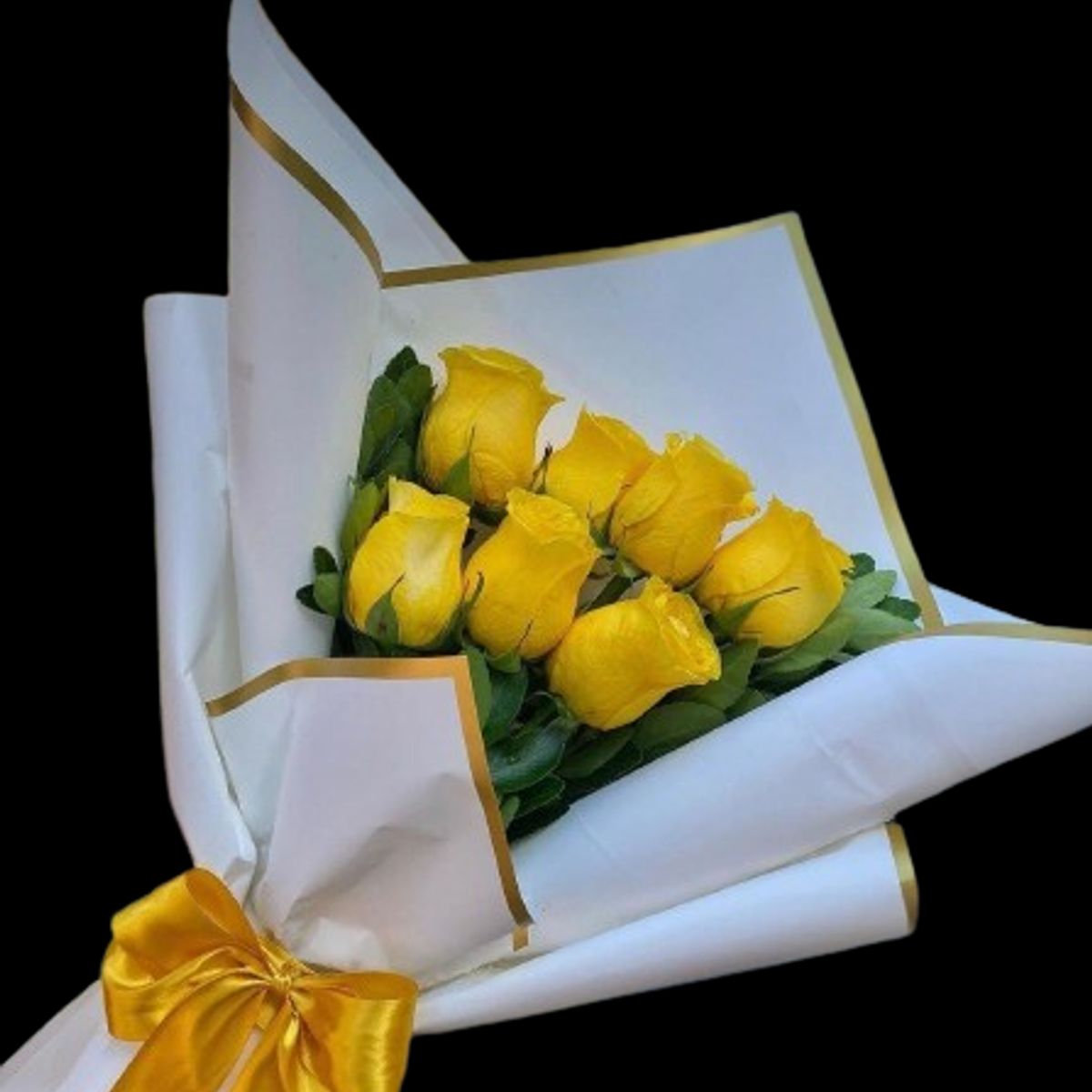 GENERICO - Bouquet de 8 Rosas Amarillas