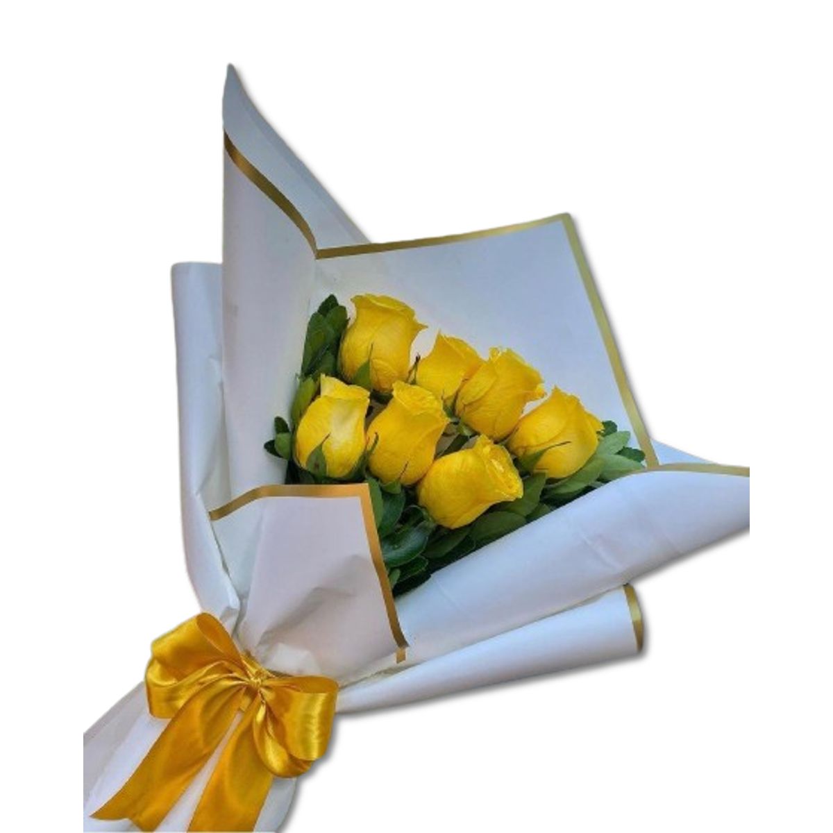 GENERICO - Bouquet de 8 Rosas Amarillas