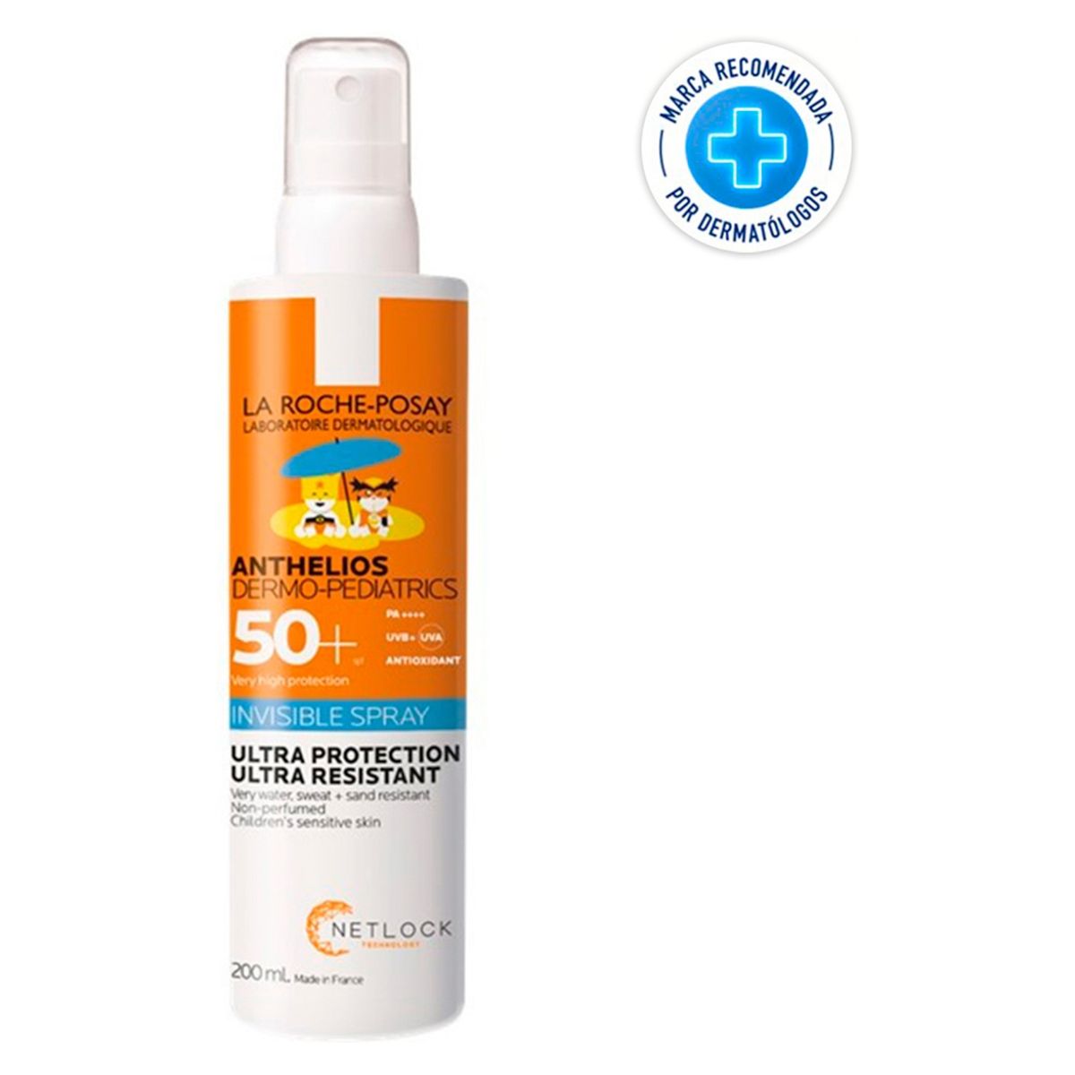 LA ROCHE POSAY - Protector Solar Niños Athelios Spray Invisible FPS 50+ 200 ml La Roche Posay