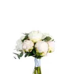 GENERICO - Bouquet de 10 Peonias Blanco