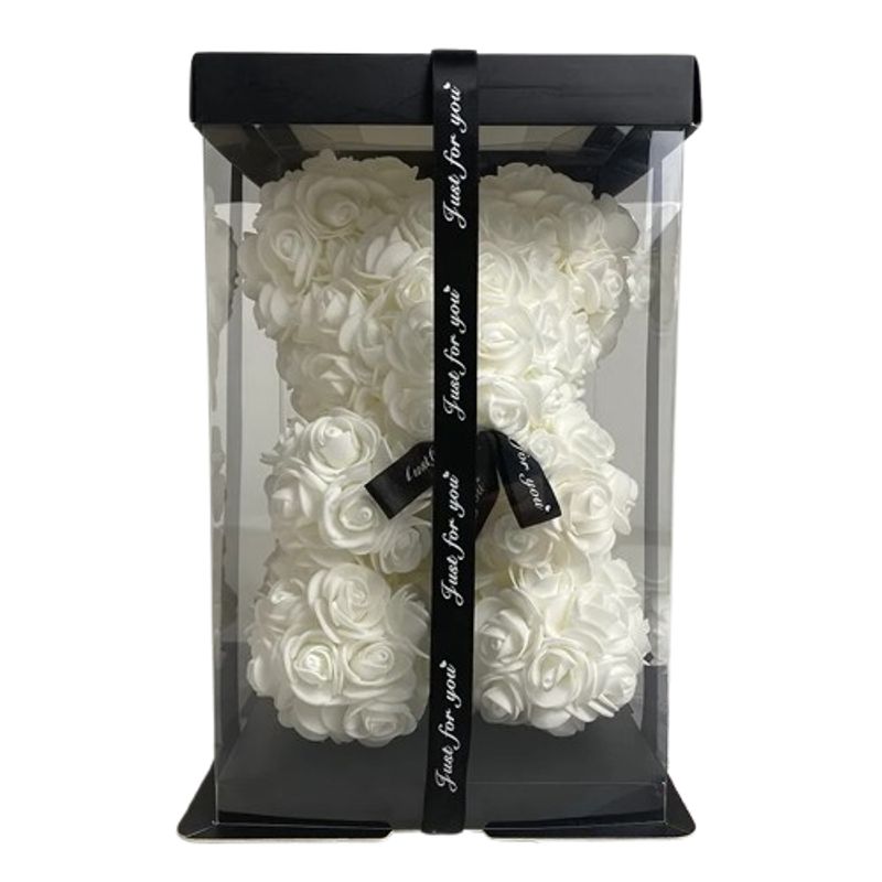 GENERICO - Oso Teddy Blanco en Caja 25 Cms