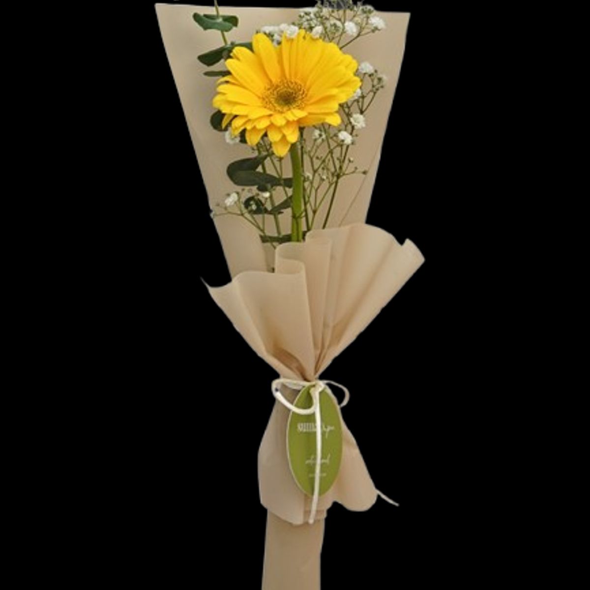 GENERICO - Gerbera Amarilla Decorada