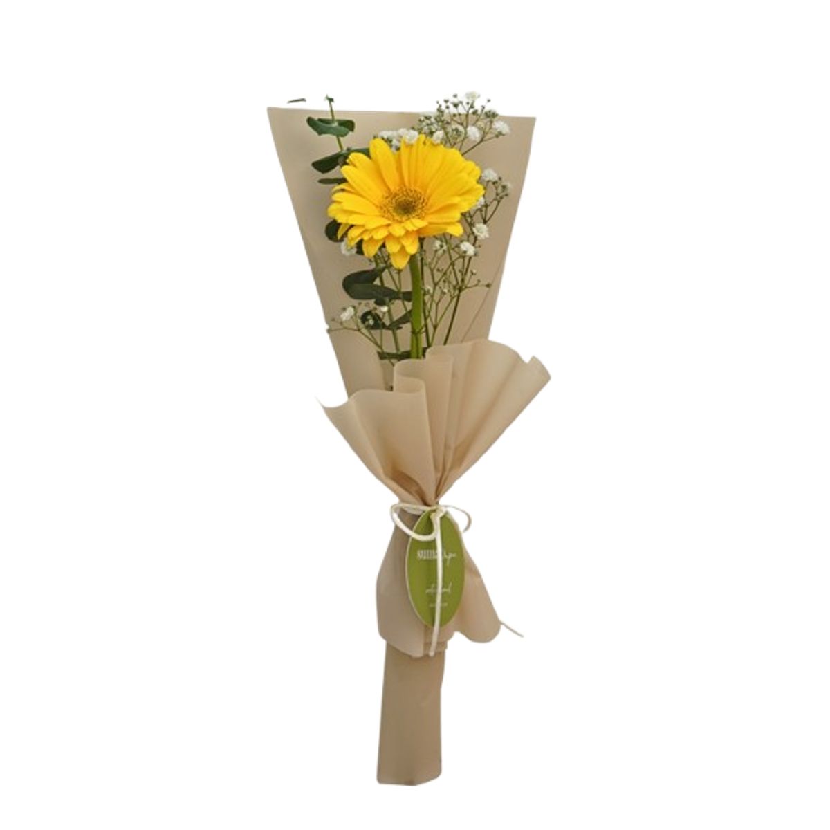 GENERICO - Gerbera Amarilla Decorada