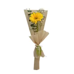 GENERICO - Gerbera Amarilla Decorada