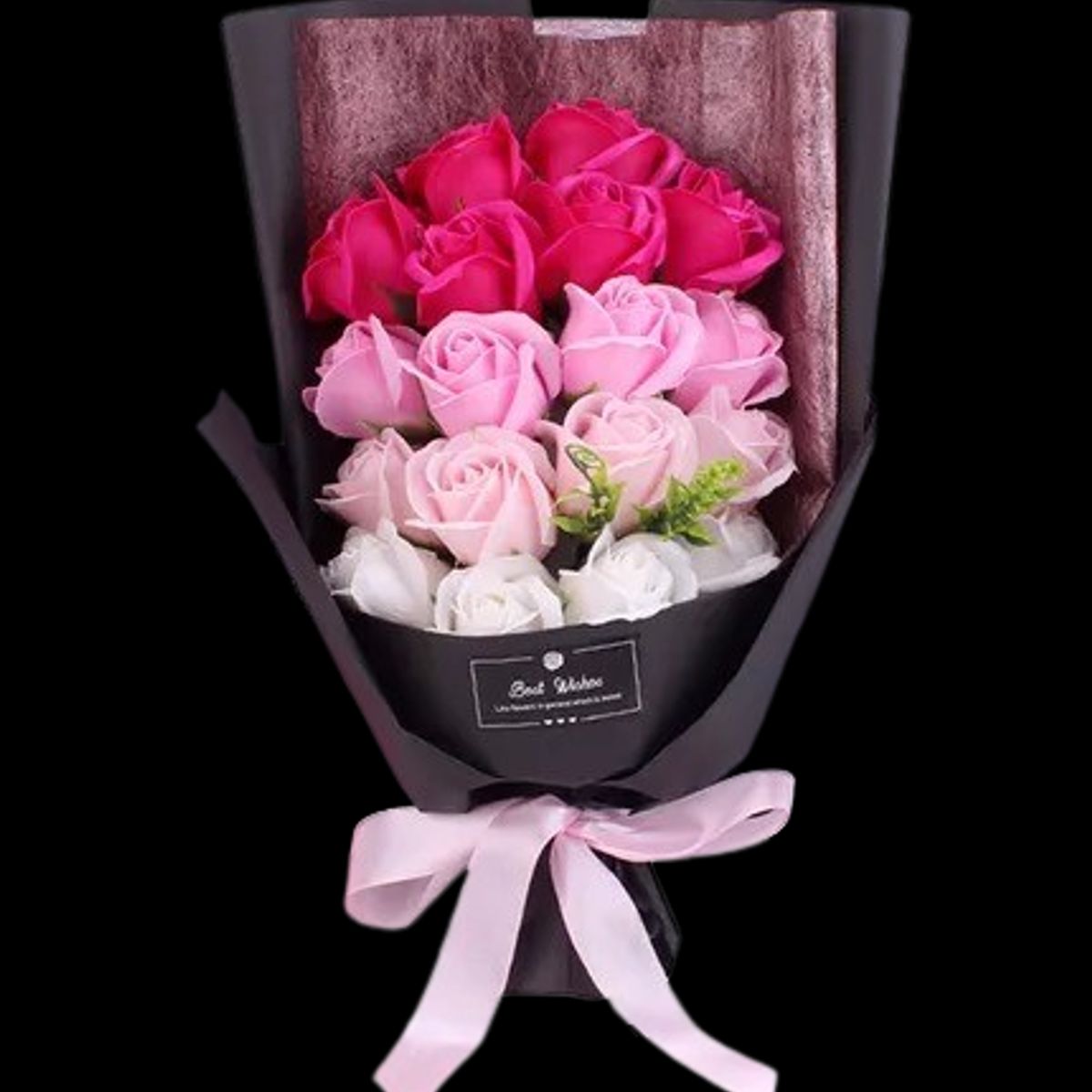 GENERICO - Bouquet de 20 Rosas Primaveral Eternas de Jabón