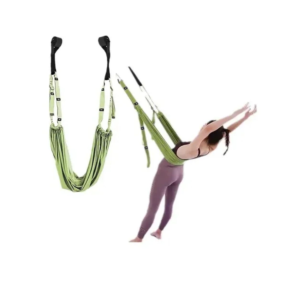 GENERICO - Cuerda Aérea De Yoga Entrenamiento Y Estiramiento