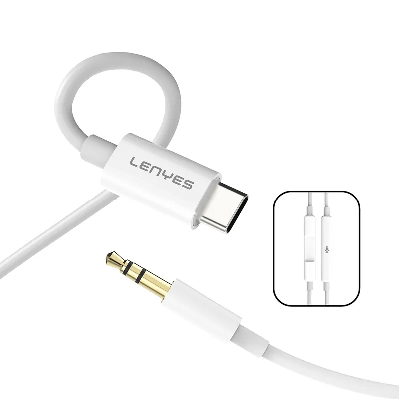 LENYES - Cable Lenyes AX106TC Tipo C a 3.5 mm 1000 mm
