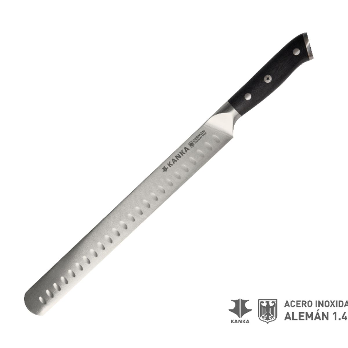 KANKA - KANKA - Cuchillo Carving para Rebanar de 12 pulgadas Acero Inoxidable Alemán