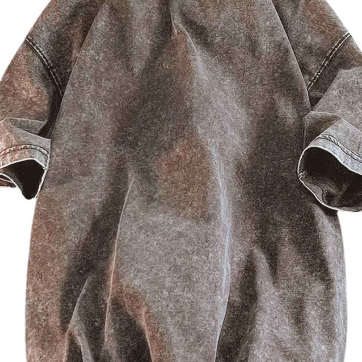 LOOK SHOP - Polera Estilo Washed, Deslavada Vintage. 100% Algodón Unisex 7002