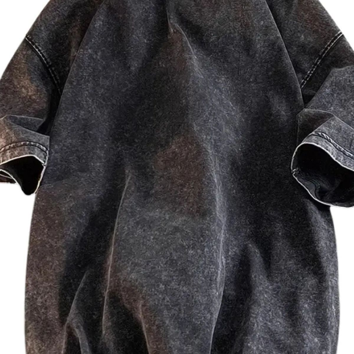 LOOK SHOP - Polera Estilo Washed, Deslavada Vintage. 100% Algodón Unisex 7002