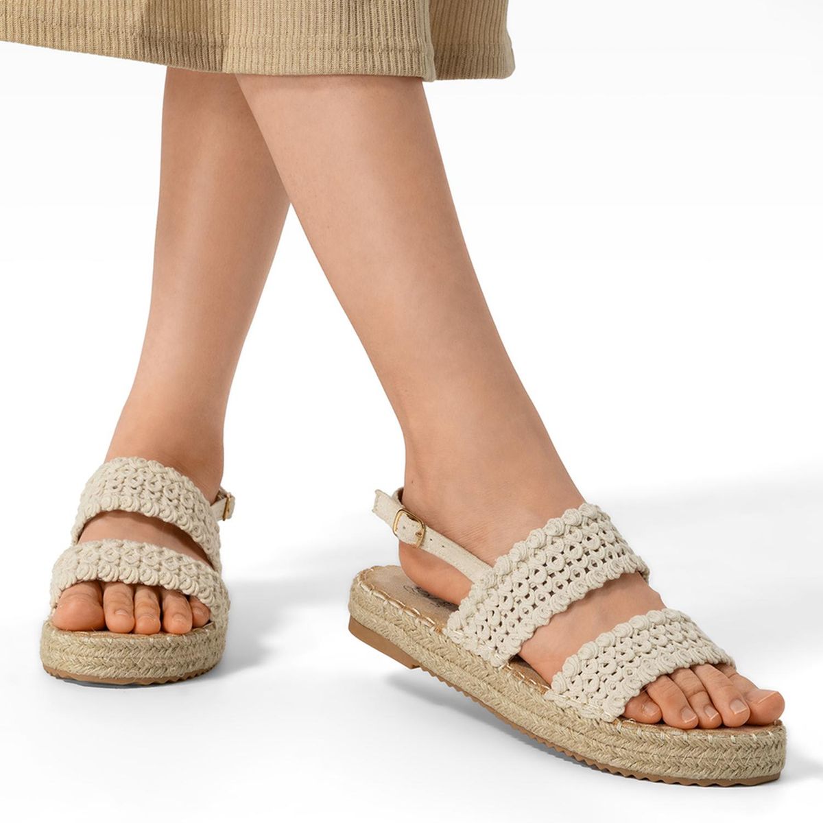 WEIDE - Sandalia Casual Plana Confort Mujer Weide Qiu388