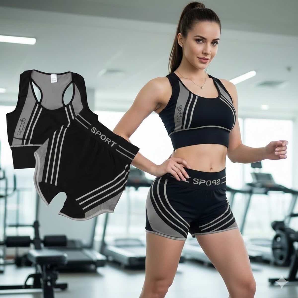CARIBEE - Conjunto Deportivo Mujer Fitness