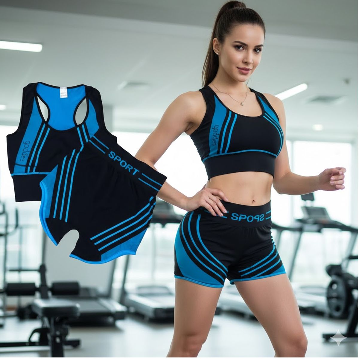 CARIBEE - Conjunto Deportivo Mujer Fitness