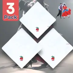 UTILISIMO - Pack 3 Pañuelos Baile Cueca 36 CM Bordado COPIHUE Fiestas Patrias