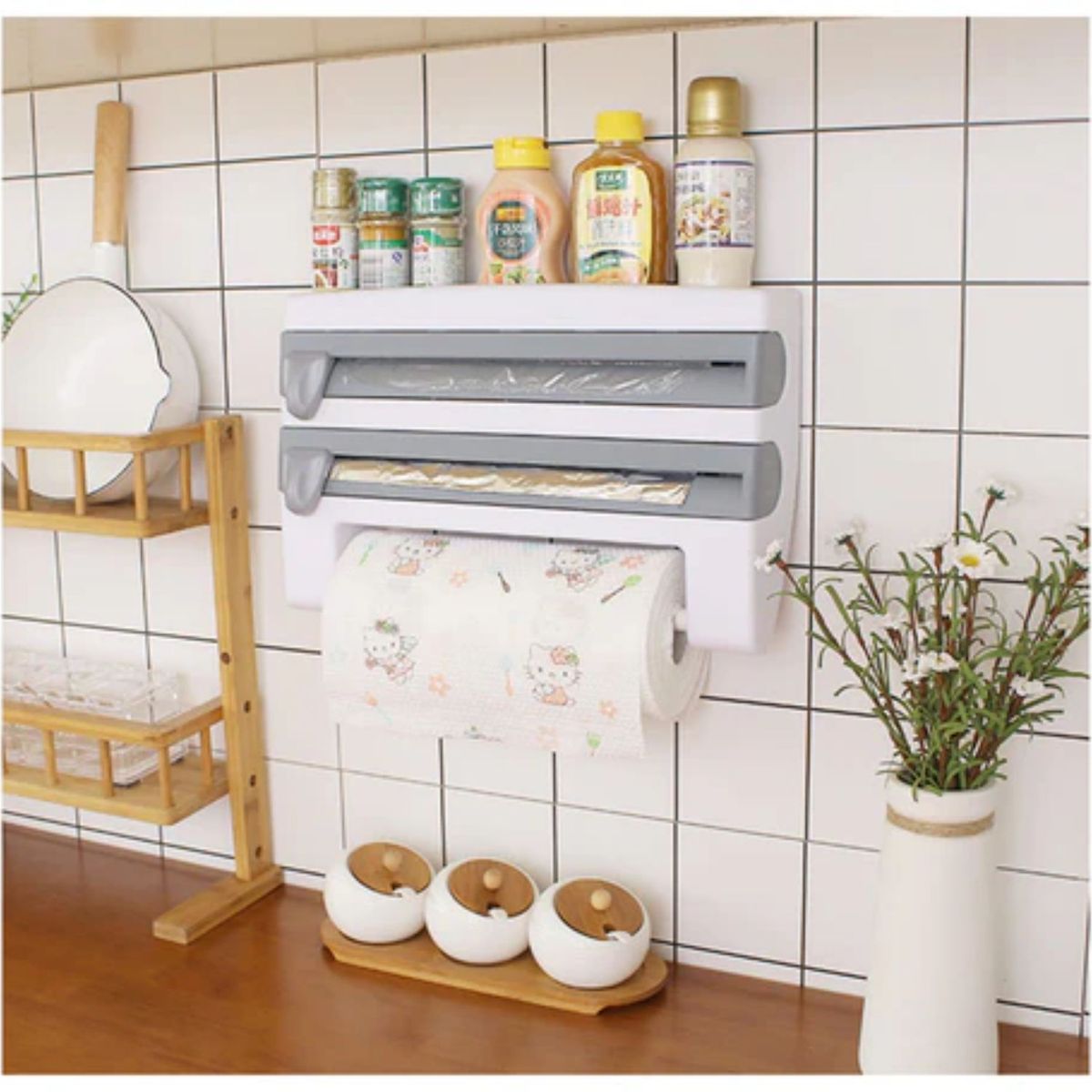 GENERICO - DISPENSADOR 3 EN 1 MULTIFUNCIONAL