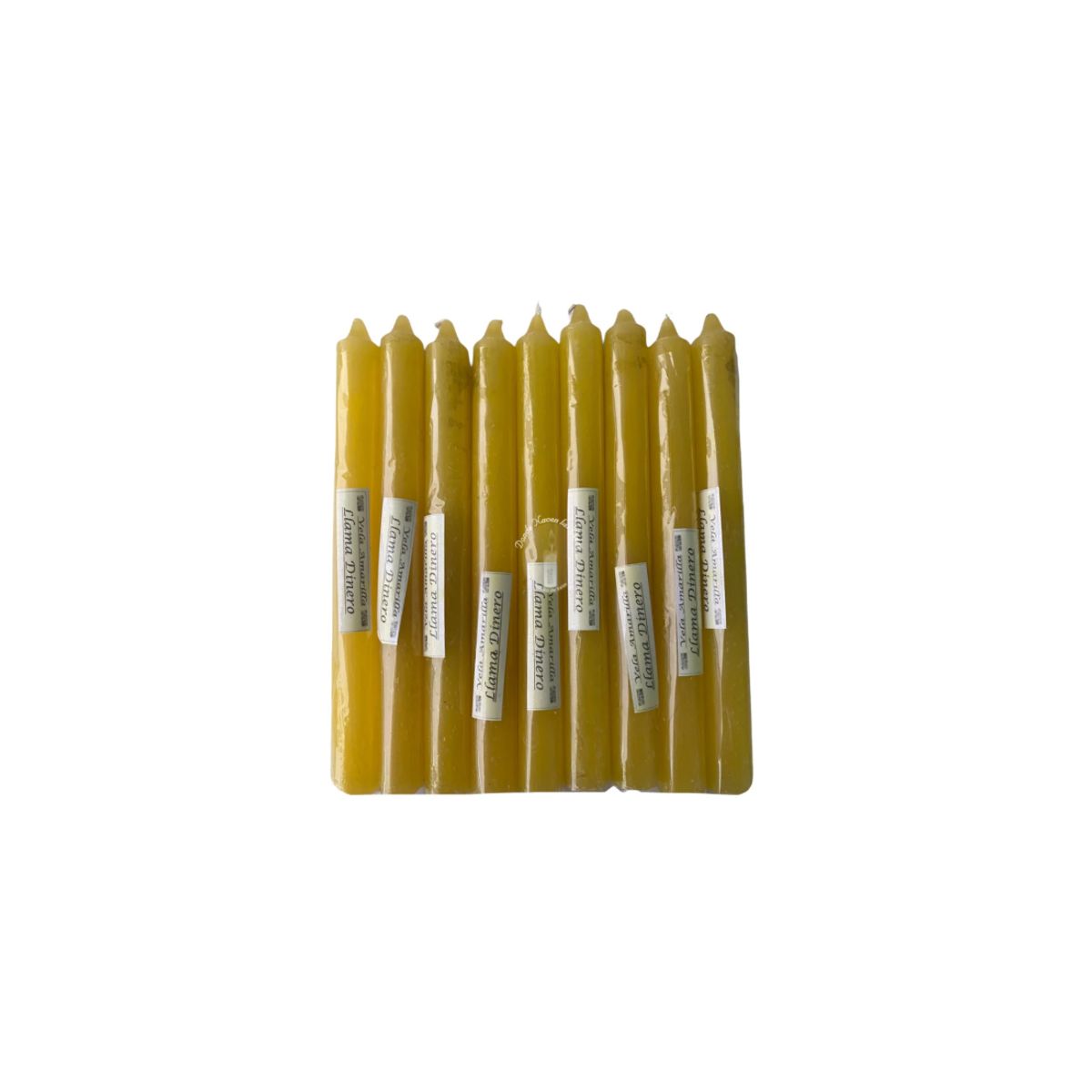 GENERICO - Velas Amarilla Pack De 10u Lamanoworld