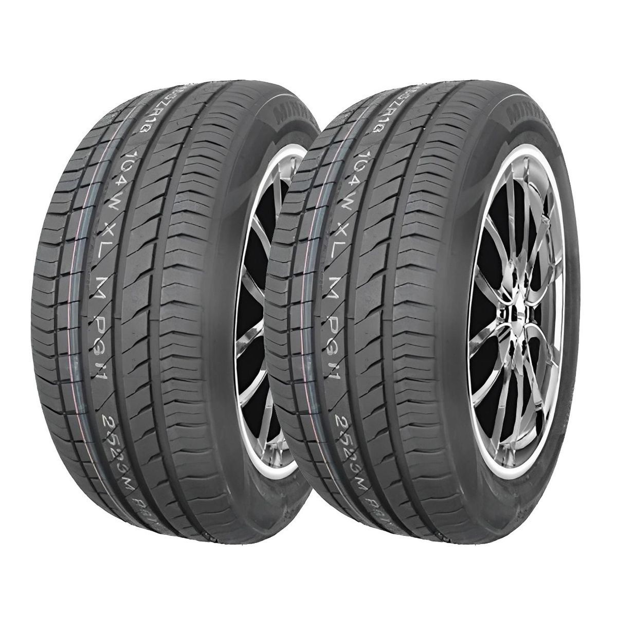 GENERICO - Set 2 Neumáticos 245/50R19 105W SAFY M06 Minnell PR H/T CHN