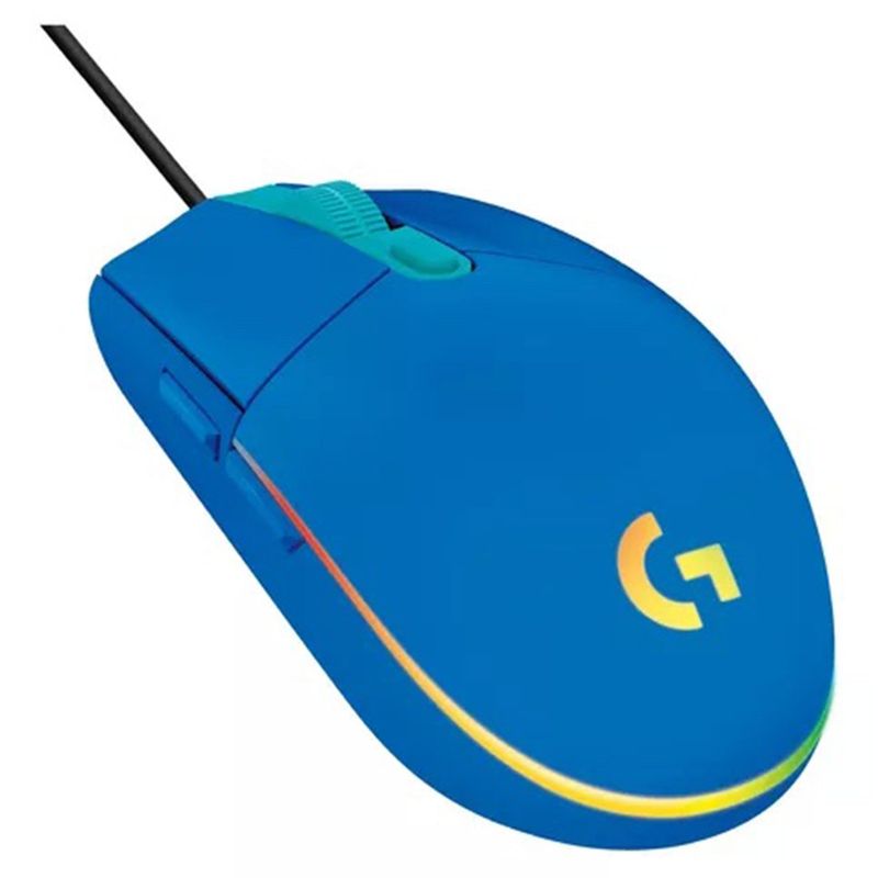 LOGITECH - MOUSE LOGITECH G203 LIGHT BLUE