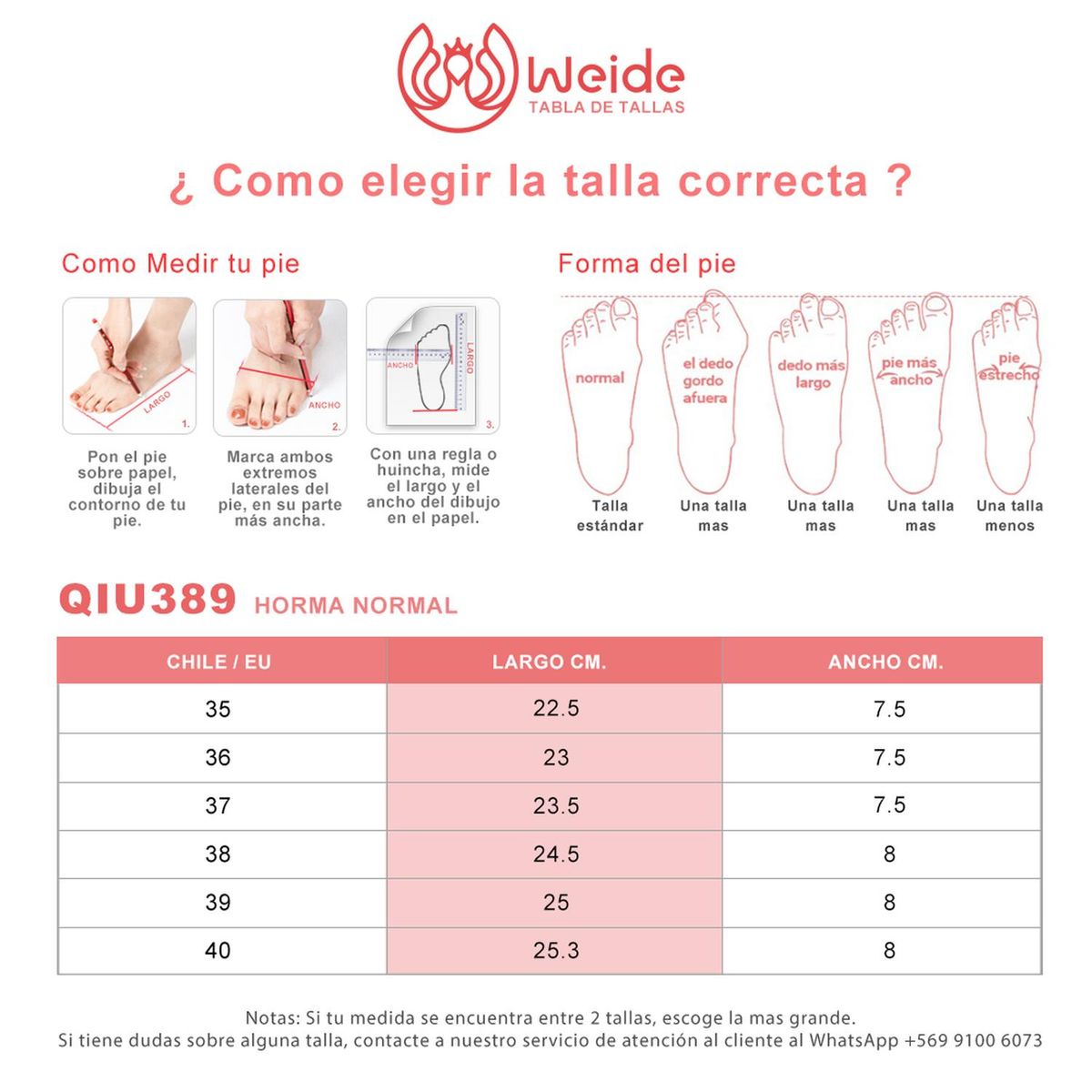 WEIDE - Alpargata Casual plana Transpirable Mujer Weide Qiu389