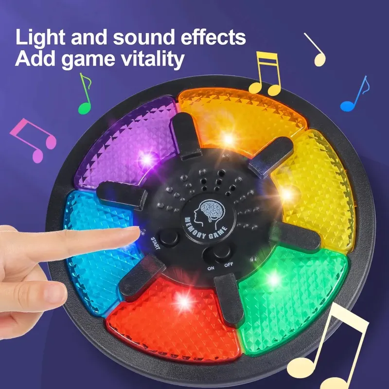 GENERICO - Juego Para La Memoria Electrónico Portátil Con Luz Y Sonido