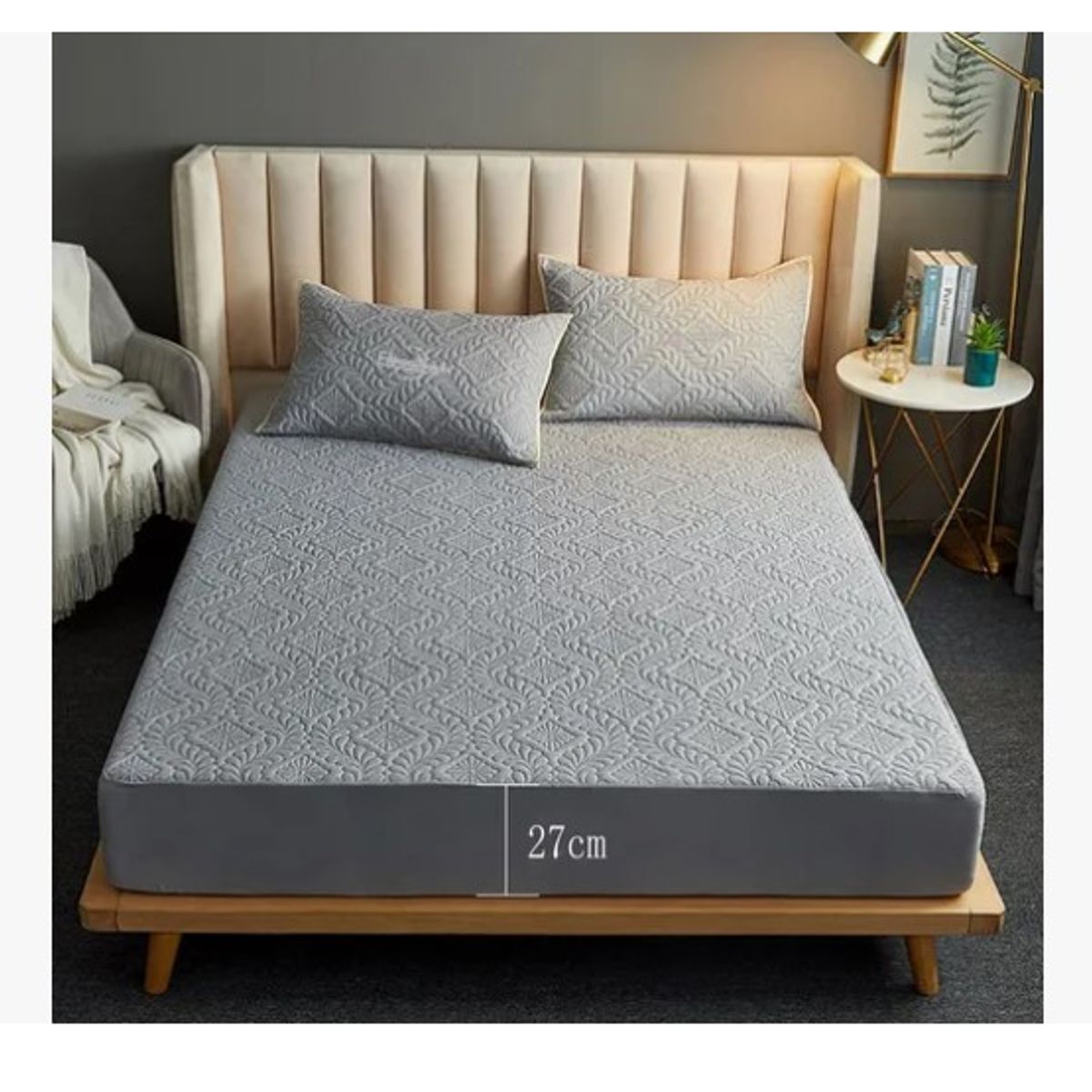 OFERTABKN - Cubre Colchón 2 Plazas Protector De Mancha Impermeable