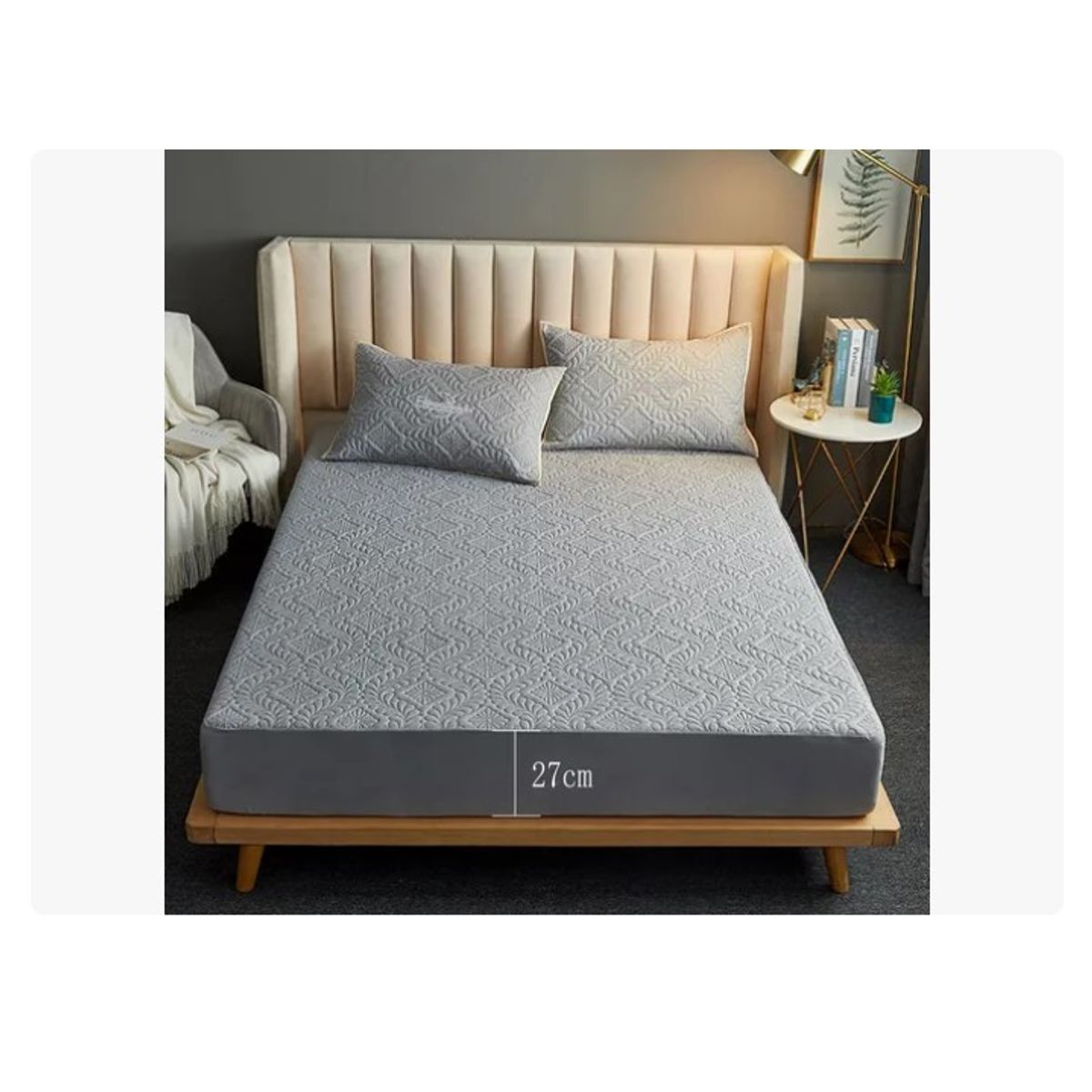 OFERTABKN - Cubre Colchón 2 Plazas Protector De Mancha Impermeable