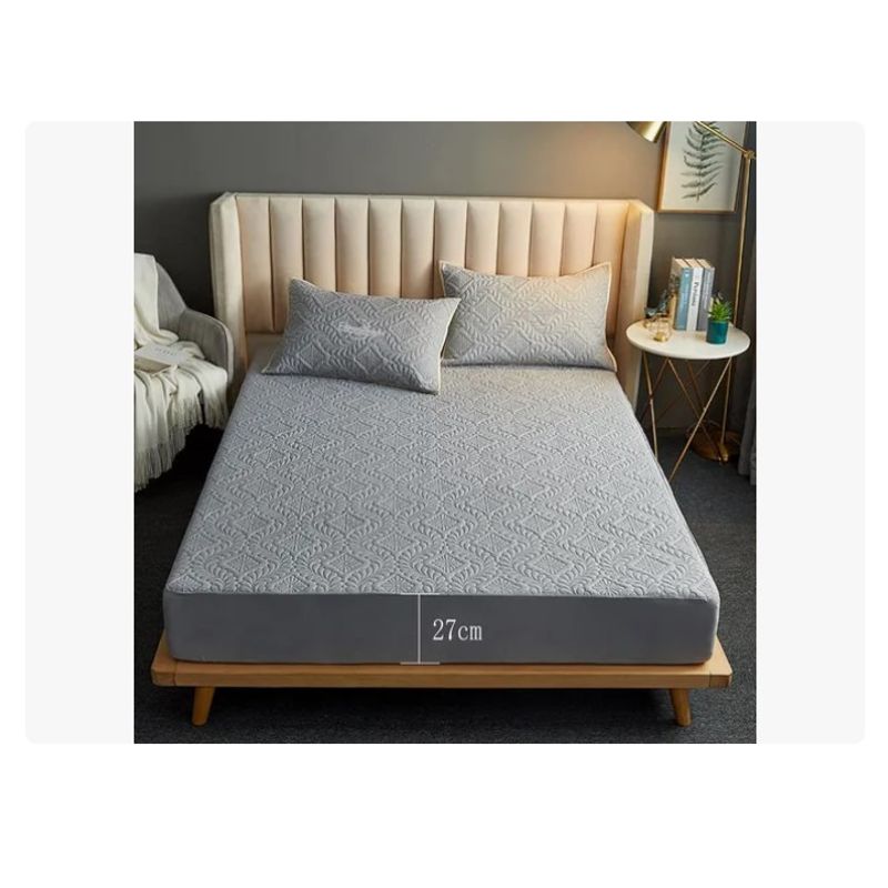 ESHOPANGIE - Cubre Colchón 2 Plazas Protector De Mancha Impermeable