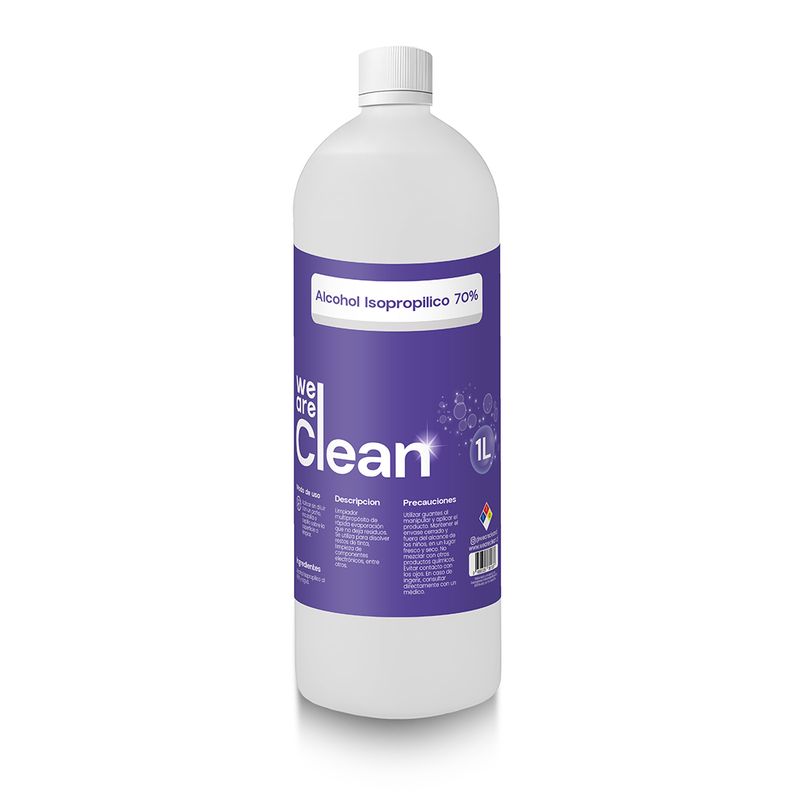 GENERICO - Alcohol Isopropilico al 70% 1 Litro We are Clean