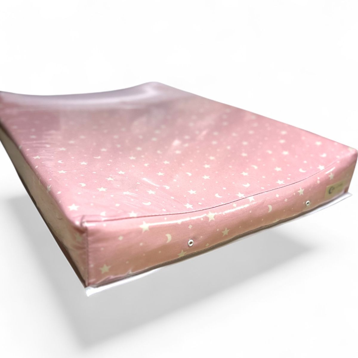 ALTO EN SUEÑOS - Mudador Anatómico Rosado Lunas y estrellas